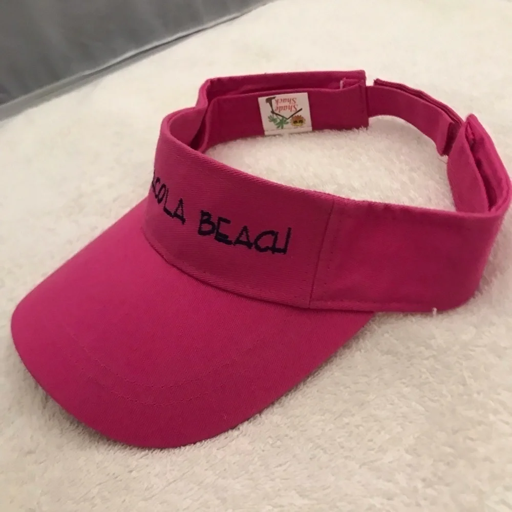 Shade Shack for Pensacola Beach Adjustable Pink Travel Visor